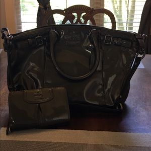 Coach purse and wallet